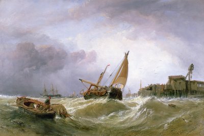 Der Fluss Texel von Clarkson Frederick Stanfield